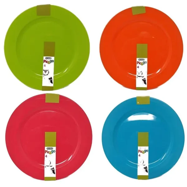 EDGO PIC & GO PLATES 9 INCH PACK OF 4