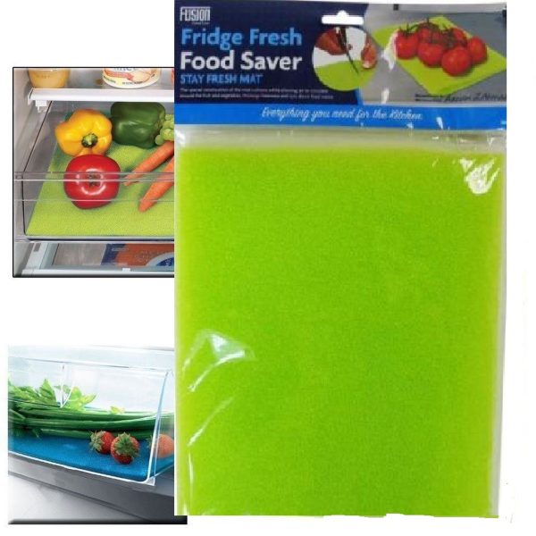 FRIDGE LINER MAT KITCHEN SALAD DRAWER FOOD FRESH LINER MAT