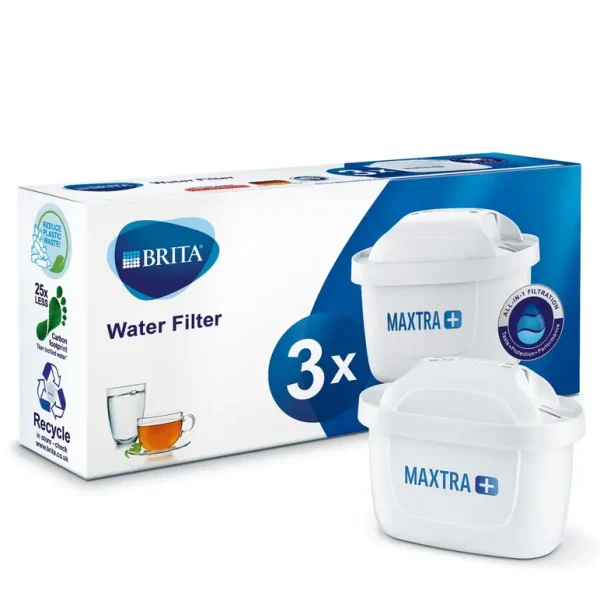 BRITA MAXTRA PLUS WATER FILTER CARTRIDGES PACK OF 3