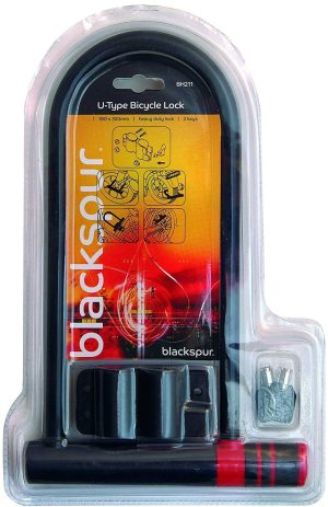BLACKSPUR 180 X 310MM U-TYPE SHACKLE BICYCLE LOCK