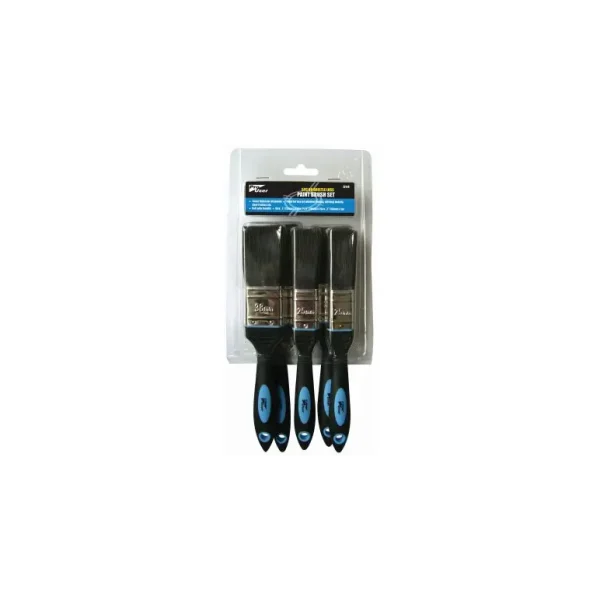 BLACKSPUR NO BRISTLE LOSS PAINT BRUSH SET PACK OF 5