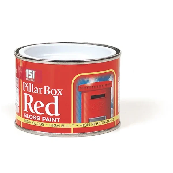 151 PAINT VARNISH COATING TIN PILLARBOX RED GLOSS PAINT 180ML