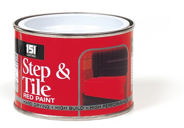 151 PAINT VARNISH COATING TIN STEP & TILE RED PAINT 180ML