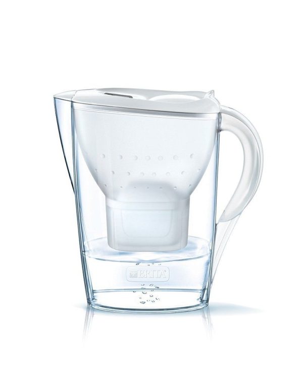 BRITA MARELLA COOL WHITE WATER FILTER 2.4 LITRE JUG & CARTRIDGE