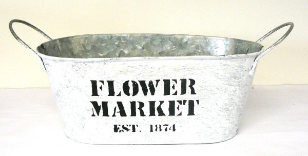 FLOWER MARKET 24CM OVAL