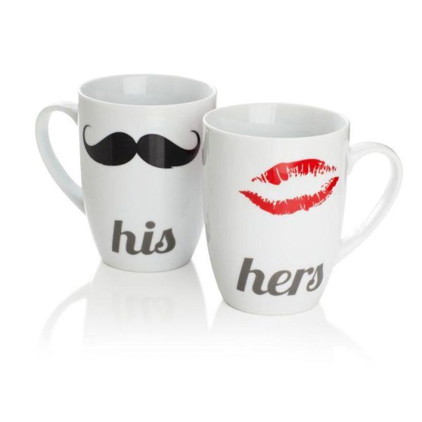 HIS & HERS ASSORTED SINGLE MUGS