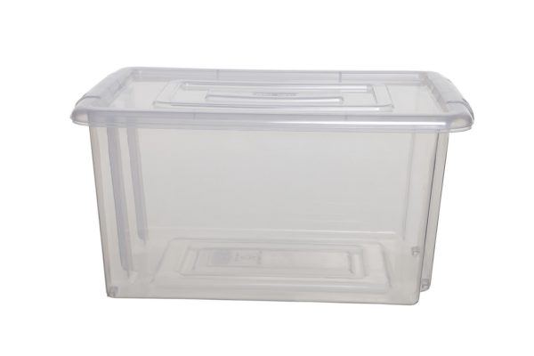 SMALL STORAGE BOX NATURAL 14L 40CM X 28CM X 20CM