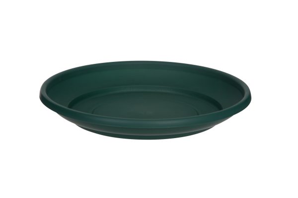 VENETIAN SAUCER 20CM ROUND PLANTER GREEN