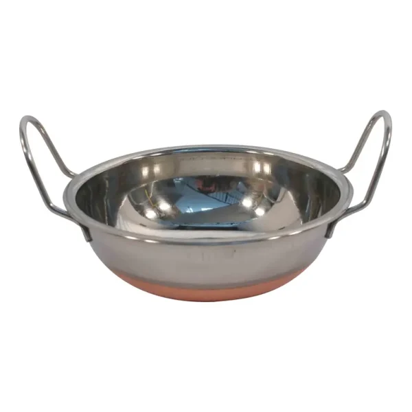 BALTI DISH 14CM COPPER BOTTOM