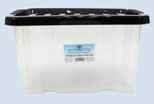 STORAGE BOX & CLEAR LID (MEDIUM)