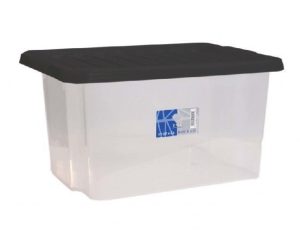STORAGE BOX & CLEAR LID (LARGE)
