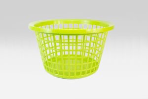 ROUND LAUNDRY BASKET LIME GREEN