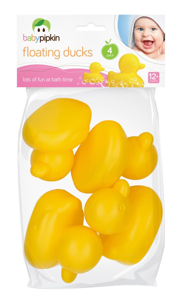 BABYPIPKIN FLOATING DUCKS PACK OF 4