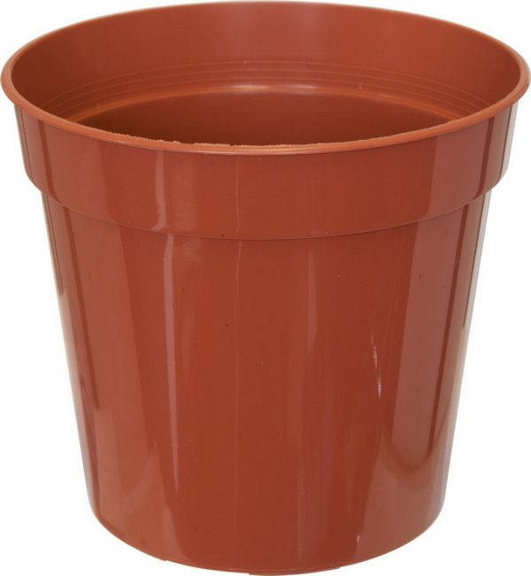 SHANKY PLASTIC FLOWER GROW POT 20CM