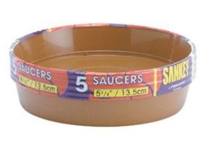 SHANKY PLASTIC FLOWER GROW SAUCER 13.5CM PACK OF 5