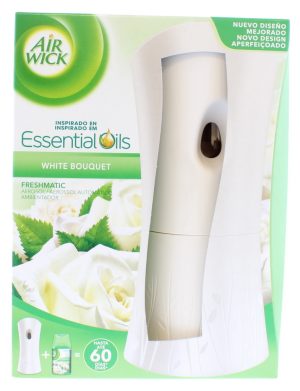 AIRWICK MACHINE AND REFILL SET WHITE BOUQUET LAST 60 DAYS