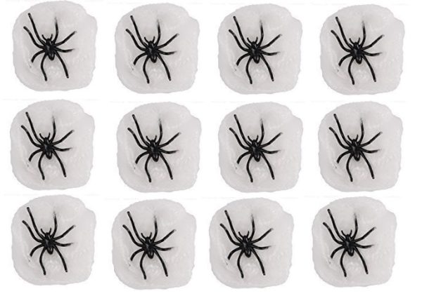 SCREAM MACHINE SPIDER WEBS PACK OF 12