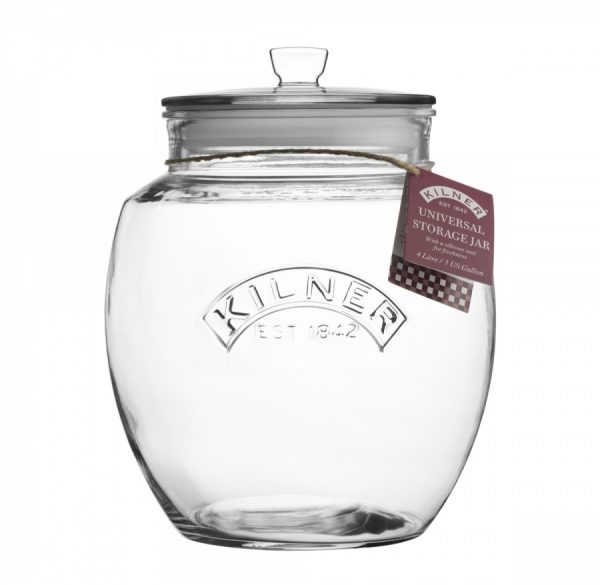 KILNER PUSH TOP UNIVERSAL GLASS STORAGE 850ML