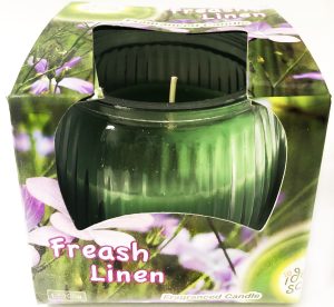 IDEAL SCENT FRESH LINEN FRAGRANCED CANDLE