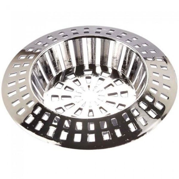 STRAINER SINK PLASTIC SMALL SILVER