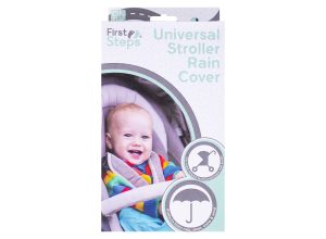 FIRST STEPS HEAVY DUTY UNIVERSAL BABY STROLLER RAIN COVER