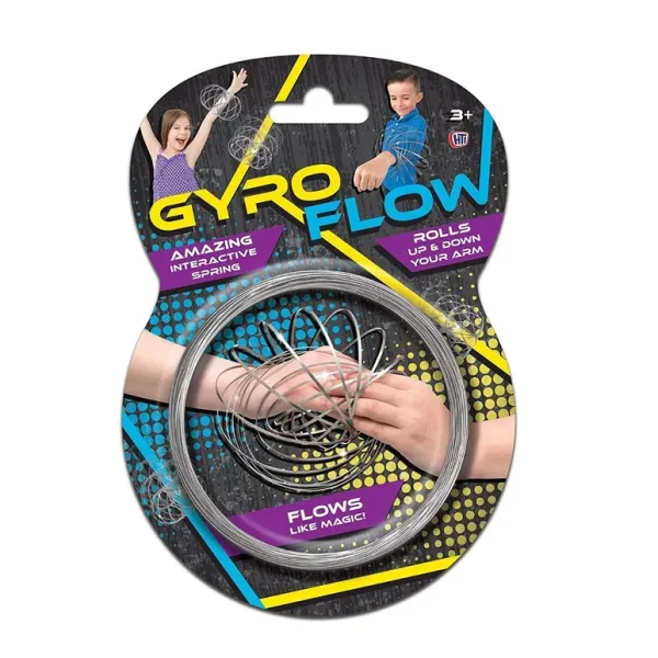 GYRO FLOW MAGIC RING FLOWS KINETIC SPRING TOY