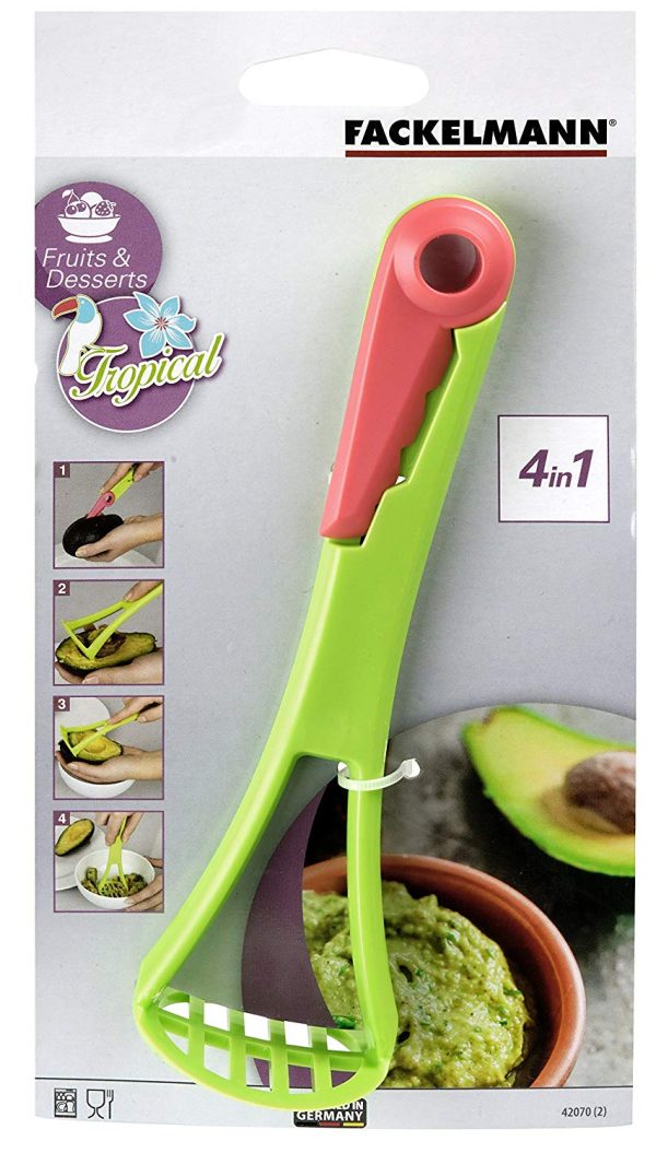 FACKELMANN AVOCADO 4 IN 1 TOOL ( SLICE - PIT - SCOOP & MASH )