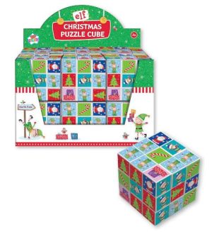CHRISTMAS PUZZLE CUBE PARTY STOCKING FILLER GIFT