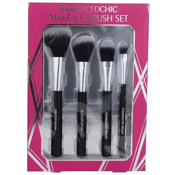 BAREFACEDCHIC MAKE-UP BRUSH SET 4/PCS