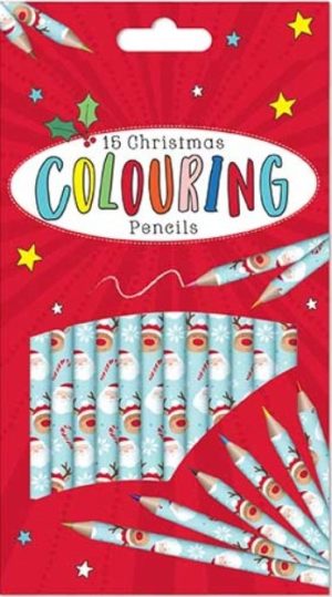 CHRISTMAS COLOURING PENCIL PACK OF 15