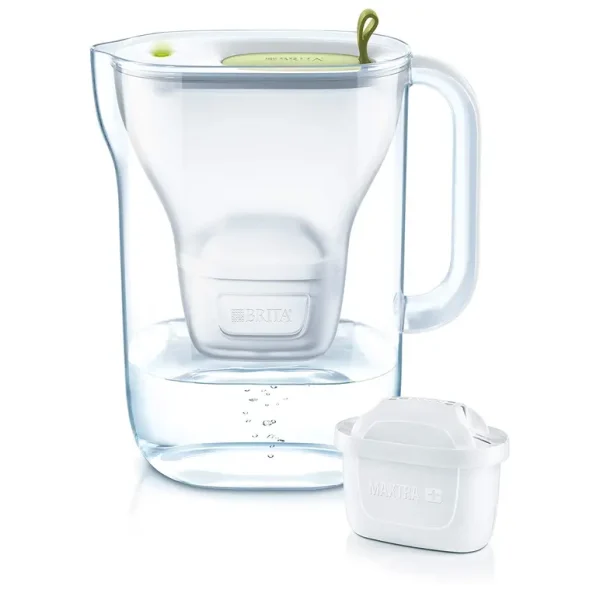 BRITA STYLE COOL LIME MAXTRA+ PLUS 2.4L WATER FILTER FRIDGE JUG