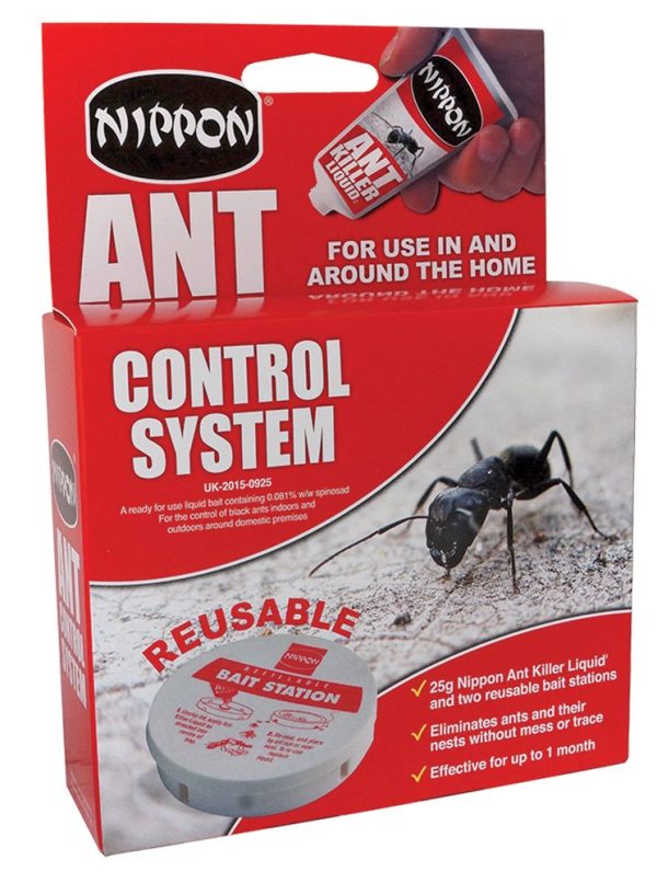 NIPPON ANT CONTROL SYSTEM 2 TRAPS / BAITS & ANT KILLER LIQUID 25G