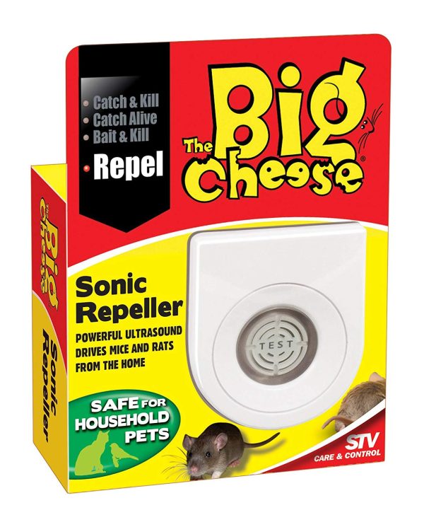 THE BIG CHEESE SONIC MOUSE AND RAT ULTRASOUND REPELLER