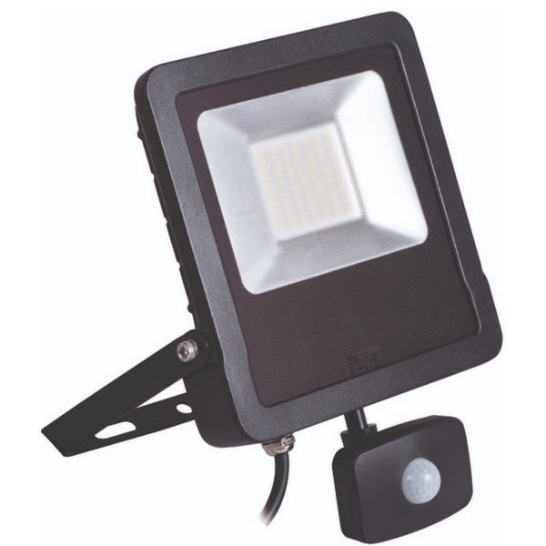 KANLUX PRO ANTOS LED FLOOD LIGHT WITH SENSOR IP44 50W 4000LM - NATURAL WHITE