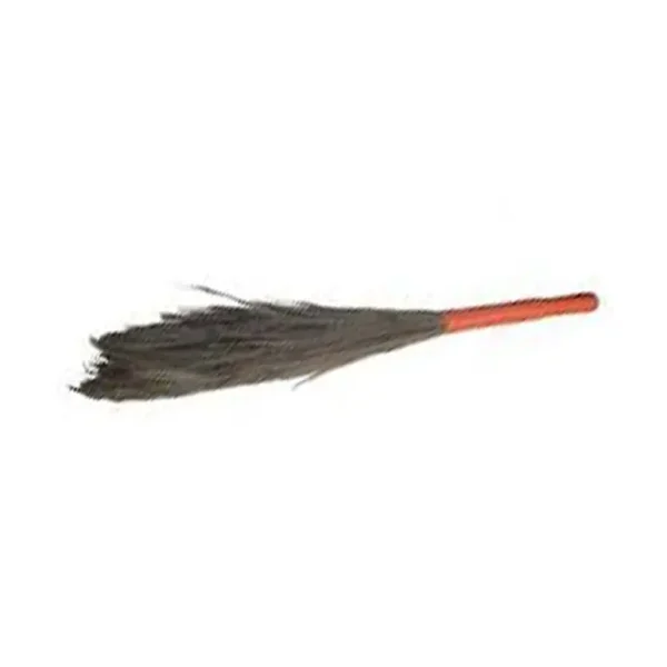 SOFT BROOM HANDMADE SAVENI JHADU INDIAN TRADITIONAL PLASTIC HANDLE