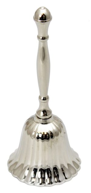 FLUTED HAND BELL 13CM X 5CM