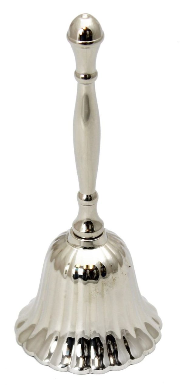 FLUTED HAND BELL 13CM X 5CM