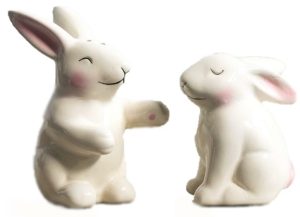 RABBIT SALT & PEPPER POTS