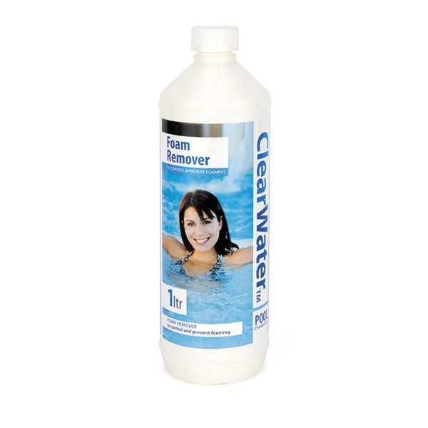 CLEARWATER FOAM REMOVER FOR POOL & SPA 1 LITRE