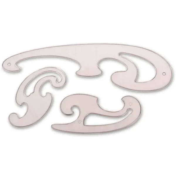 TIGER FRENCH CURVE PACK OF 3