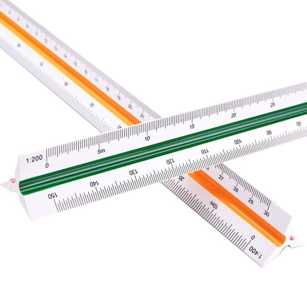 TIGER TRIANGULAR SCALE RULER 30CM / 12 INCH