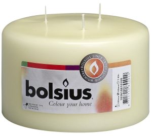 MAMOUTH CANDLE IVORY 100 X 150