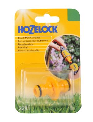 HOZELOCK DOUBLE MALE HOSE PIPE CONNECTOR