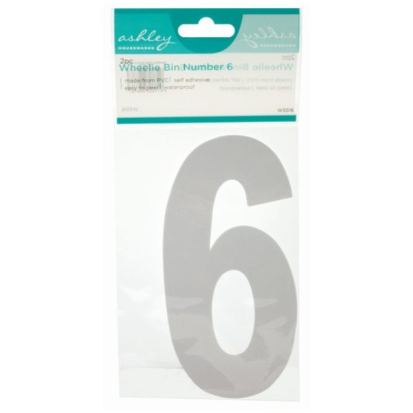 ASHLEY NO. 6 WHEELIE BIN NUMBER PACK OF 2