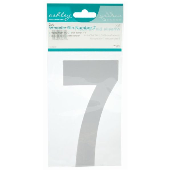 ASHLEY NO. 7 WHEELIE BIN NUMBER PACK OF 2