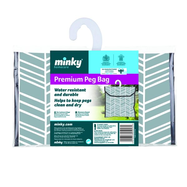 MINKY GEOMETRIC PERMIUM PEG BAG