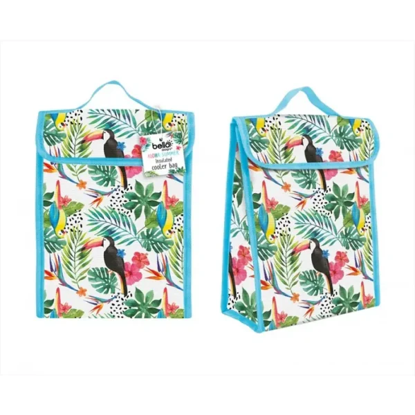 BELLO TOUCAN / PARROT COOLER LUNCH BAG 18CM X 10CM X 24CM