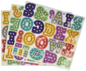 MARQUEE BOLD BLOCK 2 INCH MAGNETIC LETTERS TOTAL 70 PCS