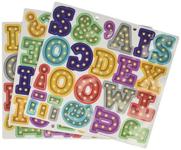 MARQUEE BOLD BLOCK 2 INCH MAGNETIC LETTERS TOTAL 70 PCS