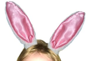 PAIR OF EASTER BUNNY EAR HAIR CLIPS